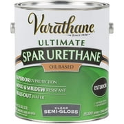 RUST-OLEUM 242185 Varathane Gallon Clear Semi-Gloss Exterior Premium Spar Urethane