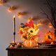 thumbnail image 5 of Decoración de Calabaza de Halloween: Centro de Mesa de Acción de Gracias de Plástico de 28 Cm con Hojas y Bayas para El Hogar, La Sala o La Fiesta., 5 of 6