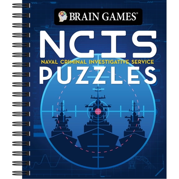 Brain Games Brain Games - Ncis Puzzles: Naval Criminal Investigative Service, (Spiral-Bound)