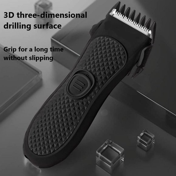 POINTERTECK Electric Razor for Men Bikini Trimmer for Men Women Waterproof Groin & Body Shaver 50 Minute Battery Life Universal USB Charging Men‘s Gift Black