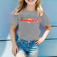 thumbnail image 2 of TZEWGL Cute Shirt For Toddler Short Sleeve Crew Neck Monthly Word Prints Top For Newborns size 1-2T, 2 of 4
