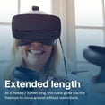 thumbnail image 4 of VR Link Cable for Meta Quest 3S/3/2/Pro and Pico 4/4 Ultra, USB-C to USB-C Fast Charging & Data Transfer Cable, Nylon Braided, 3m (9.8ft), Compatible with PC & SteamVR, 4 of 6