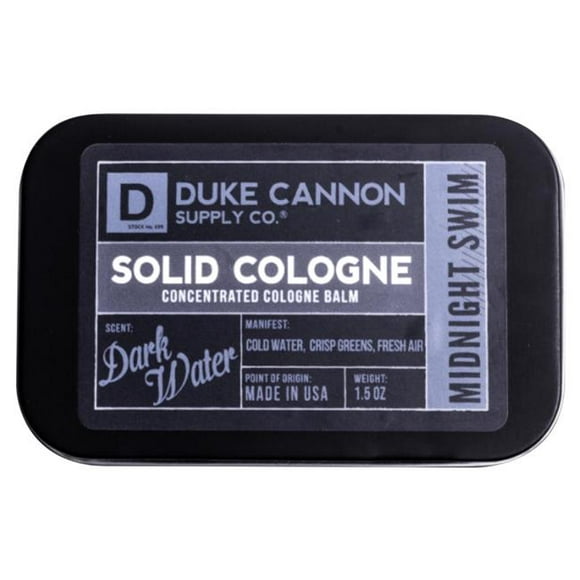 Duke Cannon 6010650 1,5 oz Eau de Cologne de Baignade de Minuit&44; Pack de 6