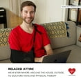 thumbnail image 2 of Post Surgery Shirt with Discreet Left & Right Side Snap Access (S, Red), 2 of 3