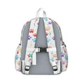 thumbnail image 3 of Colorful Dog Paw Footprint Backpack for School,Cute School Bag,Schoolbag with Adjustable Shoulder Straps & Padded Back,13.4"x11"x4.7", 3 of 6