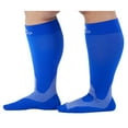 thumbnail image 4 of Plus Size Compression Knee High for Men and Women 20-30mmHg - Navy, 3X-Large, 4 of 7