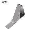 thumbnail image 2 of 30pcs Tablecloth Clip Stainless Steel cover clip table cloth holder stainless Dining Table Cover Holder Non-Slip Universal Table Cloth Clamp, 2 of 7