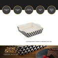 thumbnail image 3 of Thyme & Table 8" Square Ceramic Baker - Black & White Medallion, 3 of 5