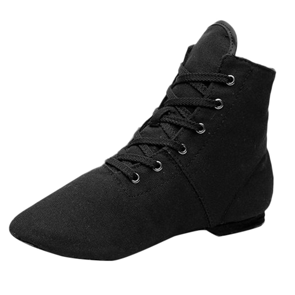 Shpwfbe Slippers Canvas Jazz Ballet Dance Fitness Breathable Dance