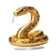 thumbnail image 3 of Letrero de mesa con diseño de serpiente dorada plana 2D, adorno de mesa, decoración de navideña con soporte, año Nuevo Chino ligero, 3 of 9