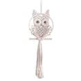 thumbnail image 3 of Tapiz de macramé con búho para colgar en la pared, decoración bohemia de pared, decoración de pared de madera elegante para el hogar Estilo C, 3 of 9