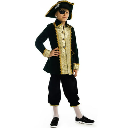 Captain of Pirates size S Boys Carnival Costume Dress-Up Play Kids 5