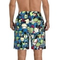 thumbnail image 3 of Alien Invader Zim Gir Men's Beach Shorts Swim Trunks Casual Quick Dry Board Shorts Swimwear with Mesh Lined and Pockets, 3 of 8