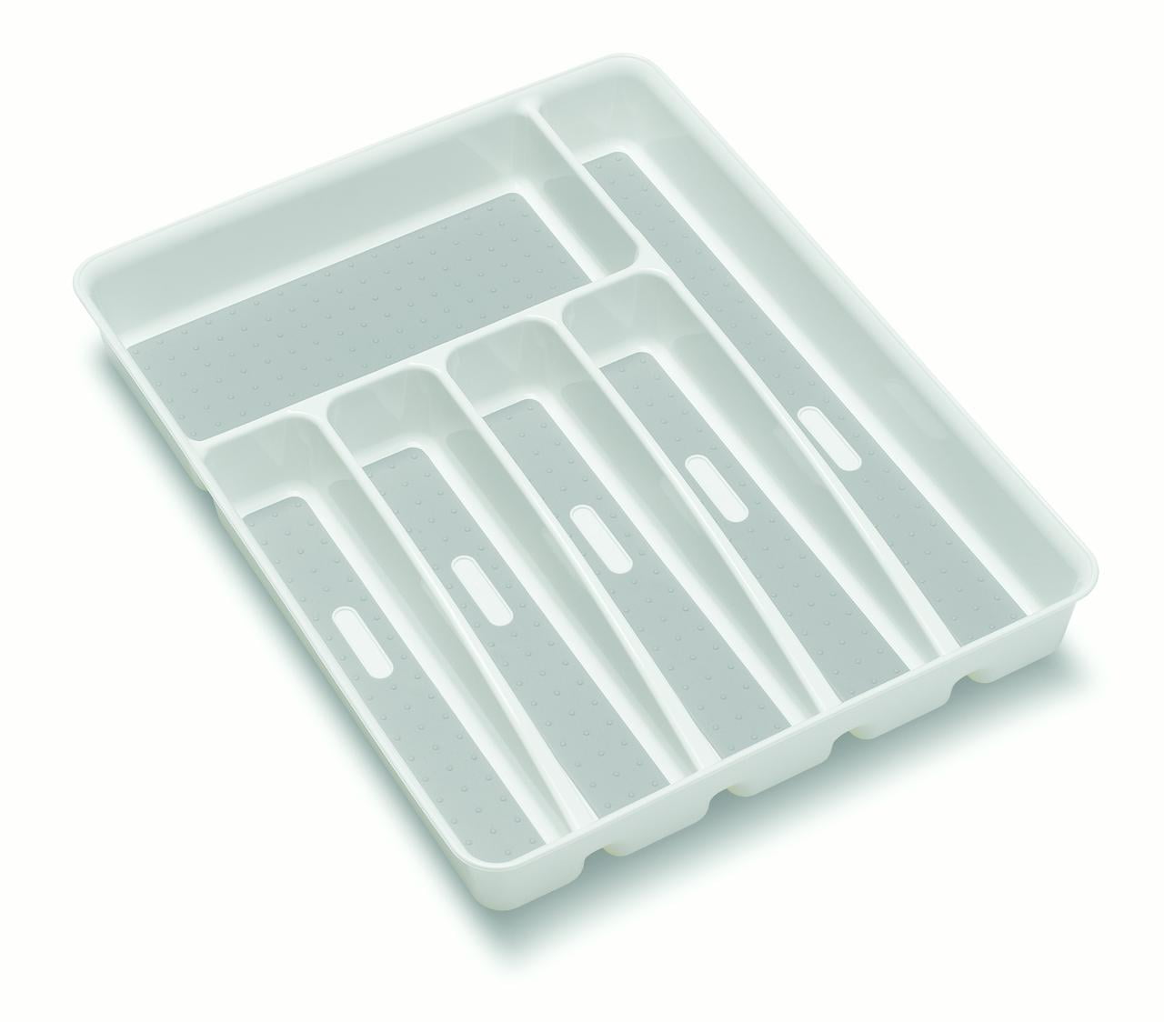 Madesmart Basic Large Silverware Tray, White
