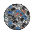 thumbnail image 2 of Balery Video Gametire Cover Waterproof Dust-Proof, Universal Spare Wheel Tire Cover For Trailer, Rv, Suv Truck And Vehicle Camper Accessories-15 Inch, 2 of 9