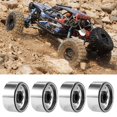 thumbnail image 3 of 4pcs 1.9inch Metal Beadlock Wheel Hub Rim For 1/10 Rc Crawler Car Silver, 3 of 5