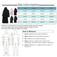 thumbnail image 7 of Hooded Robe Cloak - Medieval Renaissance Wizard Monk Priest Costume, Dark Gothic Knight Cape for Halloween Cosplay, 7 of 7