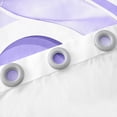 thumbnail image 3 of Erosebridal Initial C Letter Curtains and Drapes (52x63), Princess Bow 30%-50% Blackout Curtains for Bedroom, Purple Monogrammed Curtains for Living Room, Window Curtains Room Decor, 3 of 6