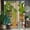 Boho, variant on Green Botanical Shower Curtain Tropical Plant Potted Green Plant Curtain for Bathroom Nature Lovers, Funny Waterproof Polyester Fabric Bath Curtain, 60x72 Inch