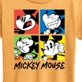 thumbnail image 3 of Disney - Mickey Colorblock - Women's Short Sleeve Graphic T-Shirt, 3 of 6