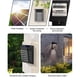 thumbnail image 5 of Bewildely Luz LED Solar de pared, decoración impermeable para jardín, Patio, lámpara de paisaje, equipo de iluminación, lámparas de patio de montaje Iluminación y accesorios Bewildely HA072838-00, 5 of 6
