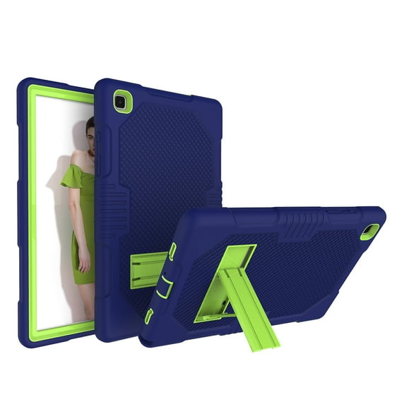 Allytech Galaxy Tab A7 10.4" Case 2020 SM-T500 T505 T507, Protection Drop Proof Kickstand [Without Screen Protector] Kids Friendly Cover Case for Samsung Galaxy Tab A7 10.4" T500, Navyblue/Olivine