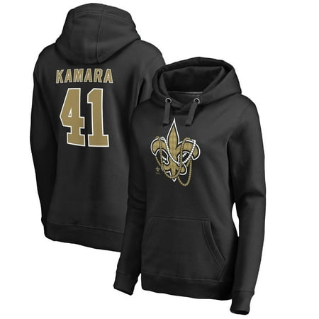 Reebok Nfl Hoodie - Alvin Kamara New Orleans Saints NFL Pro Line by Fanatics Branded Women's Mardi Gras Name & Number Pullover Hoodie - Black