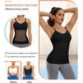 thumbnail image 2 of MANIFIQUE Shapewear Camisole with Built-in Pad Bra for Women Tummy Control Seamless Compression Tank Tops, 2 of 7