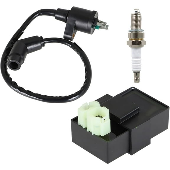 labwork Ignition Coil Spark Plug CDI Box Replacement for 30410-HC4-770 30510-HC4-000 Replacement for Honda FourTrax 300 TRX300 2x4 4x4 1990 1991 1992 1993