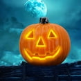 thumbnail image 4 of Sunshinehomely Halloween LED Pumpkin Lights, Halloween Pumpkin Lights Battery Operated Halloween Pumpkin Decoration Lights for Indoor Outdoor Halloween Party Tabletop Decorations, 4 of 6