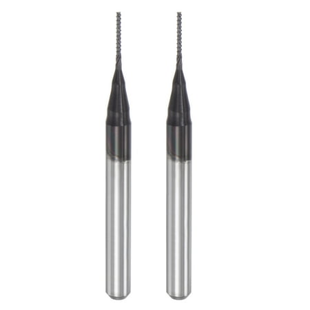 

Uxcell 1/8 Shank 0.7mm x 5.5mm Diamond Film Coated Carbide End Mill CNC Router Bits 2 Pack