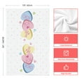 thumbnail image 2 of Sm:)e Pink Heart True Love Forever Valentine's Day Kitchen Towels Dish Towels, 18x26 Inch Hand Towels Set of 2, 2 of 6