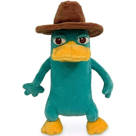 Disney Phineas and Ferb Agent P Mini Bean Bag Plush (Perry the Platypus)