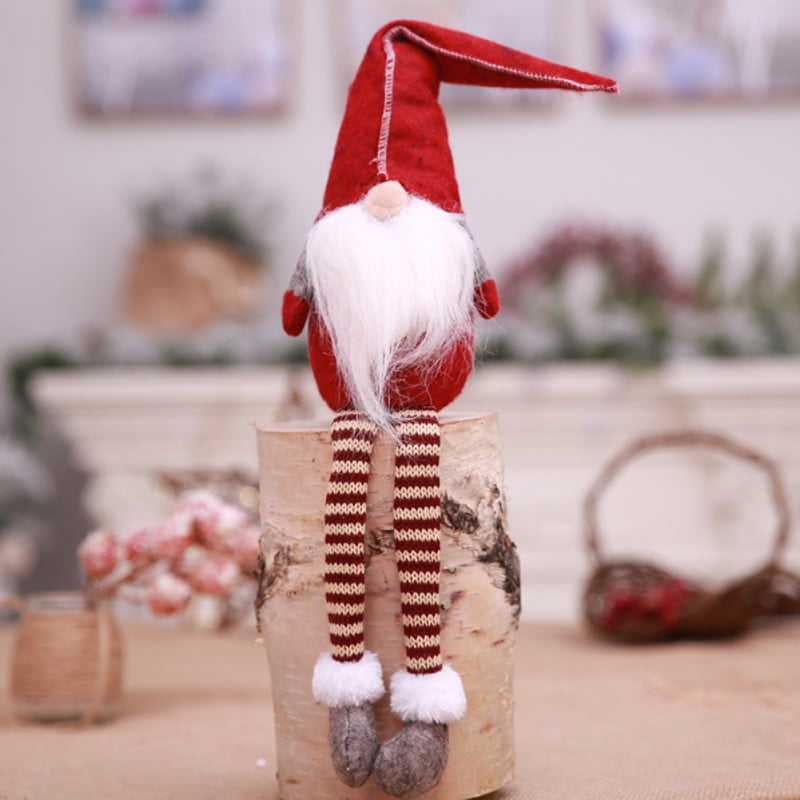 Christmas Decorations, Stuffed Gnomes Christmas Ornaments 3 Colorful
