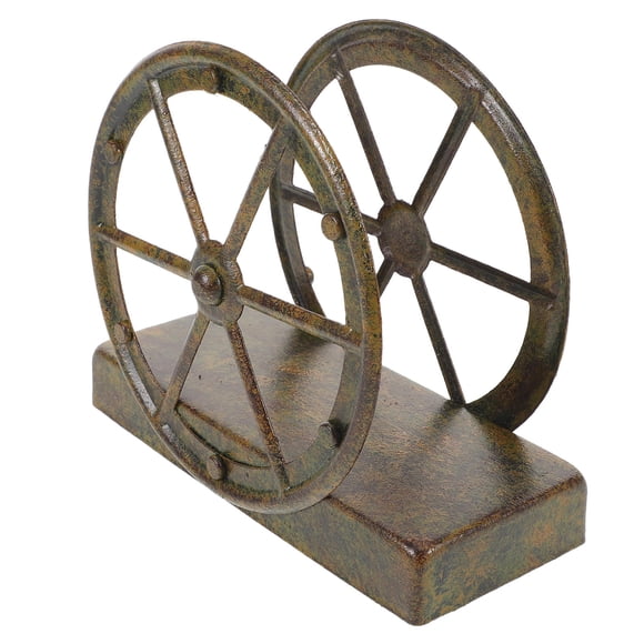 TEHAUX Soporte Para Servilletas De En Hierro Dorado Con Vintage Estilo Americano