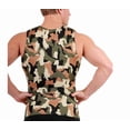 thumbnail image 4 of Insta Slim Camo Activewear Sleeveless Crew-Neck 3TAT0N1, 4 of 4