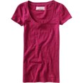 thumbnail image 1 of Aeropostale - Camiseta básica con cuello redondo para mujer, color rosa, XS, 1 of 1