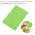 thumbnail image 4 of Unique Bargains Photo Corner Sticker PVC Self Adhesive Picture Mounting Label Green 20 Sheets/2040 Pcs, 4 of 5