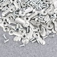 thumbnail image 2 of CRAFTHROU 200pcs Picture Framing Accessories Metal Decorative Photo Frame Clips Silver For Fashion Wall Clock, 2 of 3