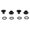 Black, variant on Soumake Flat Shape Car Rear Window Glass Strut Kits Complete For Honda Civic 92-95 Eg Practical