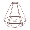 thumbnail image 1 of Pantalla de luz colgante Forma de diamante Práctica bombilla Jaula Guardia Soporte vintage Adorno Industrial para techo Sala de estar Café Dormitorio Fernando Pantalla de techo, 1 of 7