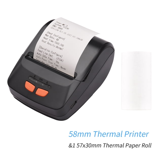 Label printer,Bill Ticket Compatible Receipt Printer Ios Windows With Retail Portable 58mm Mobile Battery Restaurant Supermarket Mobile Thermal Printer Compatible With Android Saante Ldhs