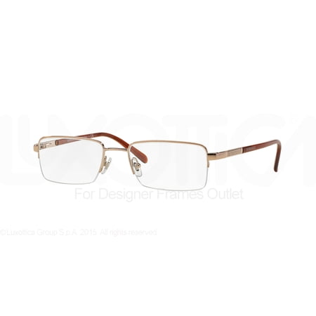 VERSACE VE1066 1053 Light Brown Demo Lens 50 mm Men's Eyeglasses