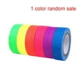 thumbnail image 1 of UV Blacklight Reactive Fluorescent Cloth Tape Neon Gaffer Tape Set 0.6 in x 16 ft (1Pc Random Color), 1 of 6