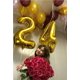thumbnail image 5 of Globo Upegesy, número 24, 40 pulgadas, dorado, para fiesta de cumpleaños, 5 of 8