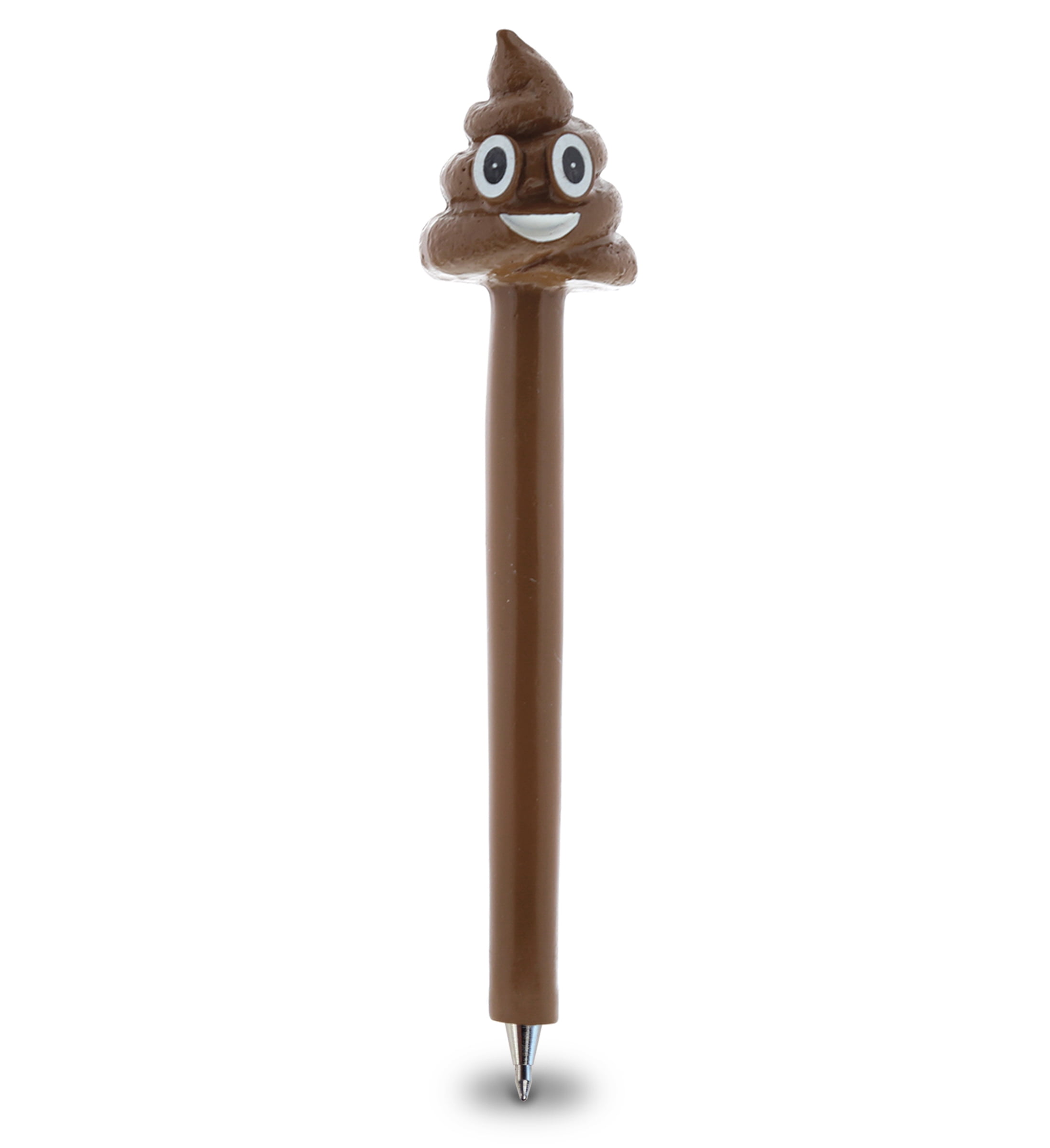 Planet Pens Poop Face Novelty Pen - Cute & Unique Kids & Adults Office Supplies Ballpoint Pen Colorful Emotion Writing Pen Instrument For Cool Stationery School & Office Desk Decor Accessories