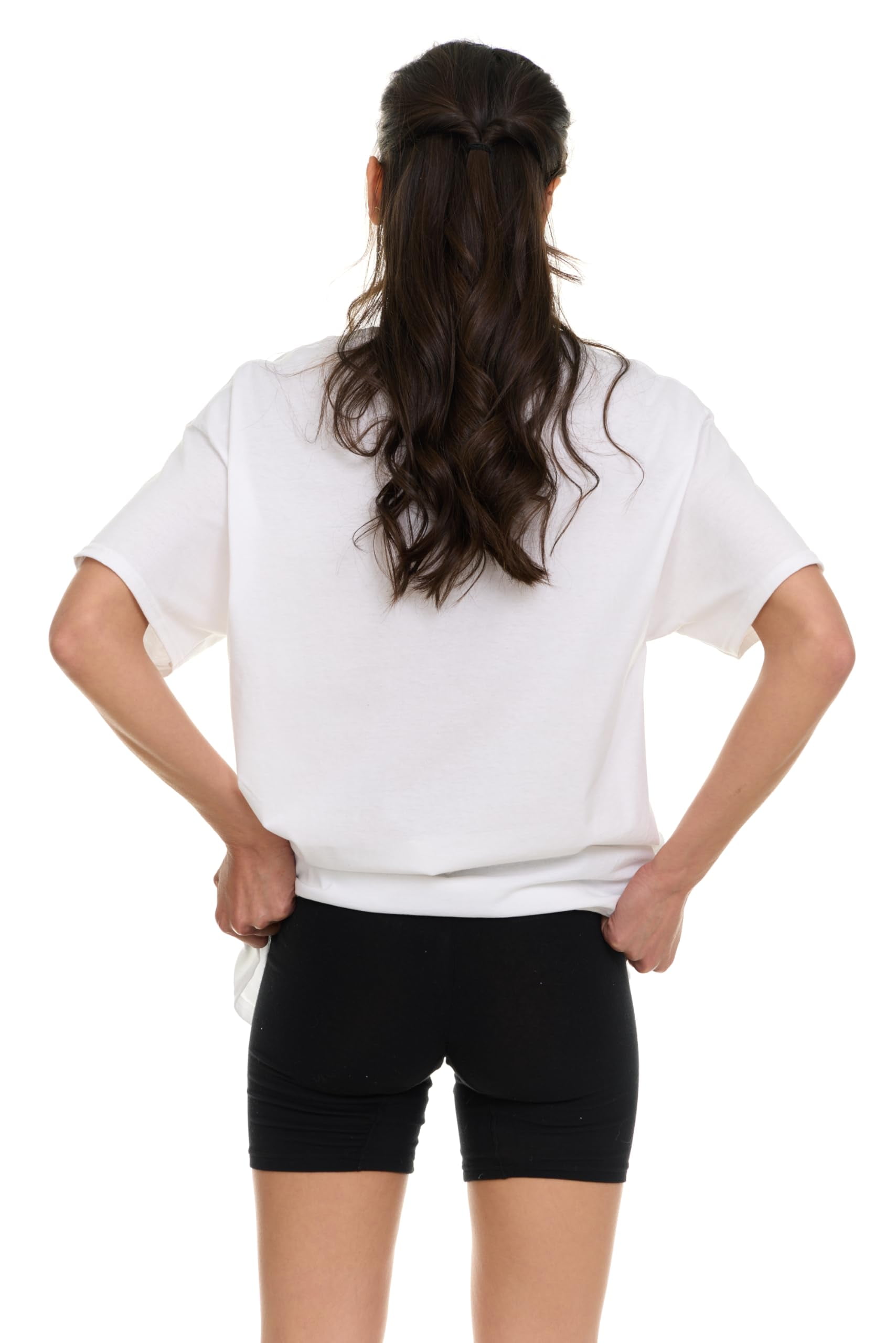 BILLIONHATS 12 Pack Womens Oversized Cotton T-Shirts, Crew Neck Short Sleeve Baggy Loose Tops Oversize Tees Color White, Size X-Large