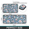 thumbnail image 7 of Pioneer Flower Floral Print Pattern Kitchen Rugs Sets Of 2,Anti Fatigue Kitchen Mat Rugs Non Slip Washable,Decorative Kitchen Floor Mats for Kitchen,Sink,Laundry,17"X30"+17"X47", 7 of 7