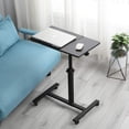 thumbnail image 3 of TigerDad Table de Chevet Mobile Roulante pour Ordinateur Portable Table Inclinable avec Roues Plateau Réglable en Hauteur pour Ordinateur Portable Lit Canapé Table d'Appoint (Noir), 3 of 8