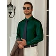 thumbnail image 7 of sogami Men's Stretch Long Sleeve Dress Shirt Wrinkle Free Formal Shirt, 7 of 7